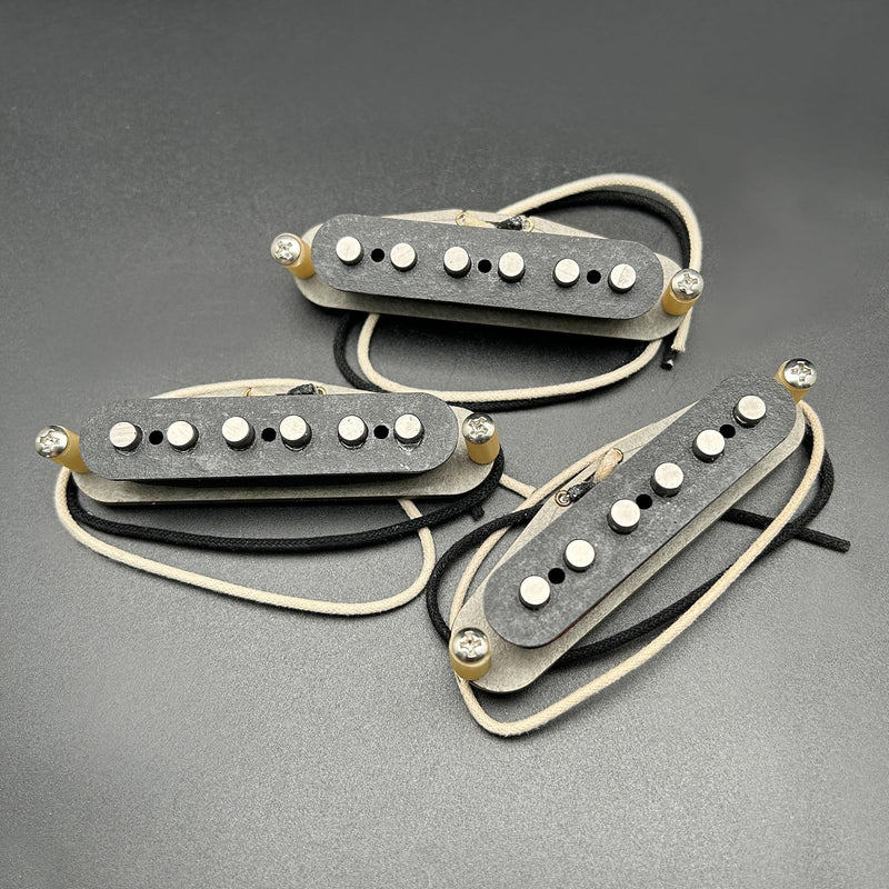 [AUSTRALIA] - SAPHUE Alnico 5 Vintage Staggered Strat Style Electric Guitar Pickup Handmade SSS 50's Sound Style Electric Anico V Guitar Pickup 