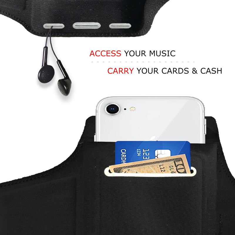 Waterproof Samsung Galaxy Ultra S24/S23/S22/S21/S20 Running Armband. Sports Phone Case Holder for Runners 6.9" Screen