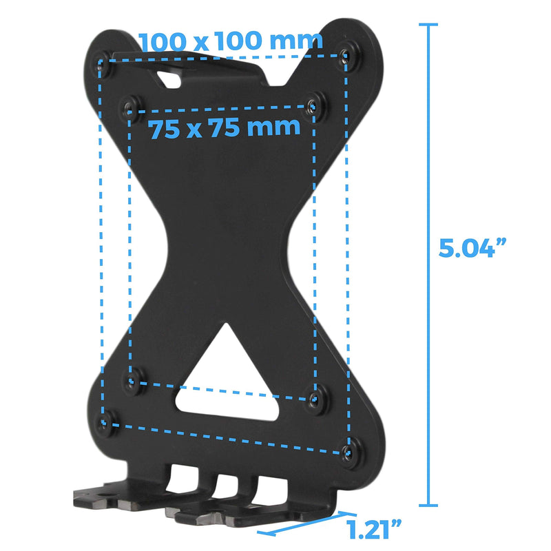 HumanCentric VESA Mount Adapter for HP Pavilion 27xw, 25xw, 24xw, 23xw, 22xw, 22cwa, 27cw, 25cw, 24cw, 23cw, and 22cw Monitors