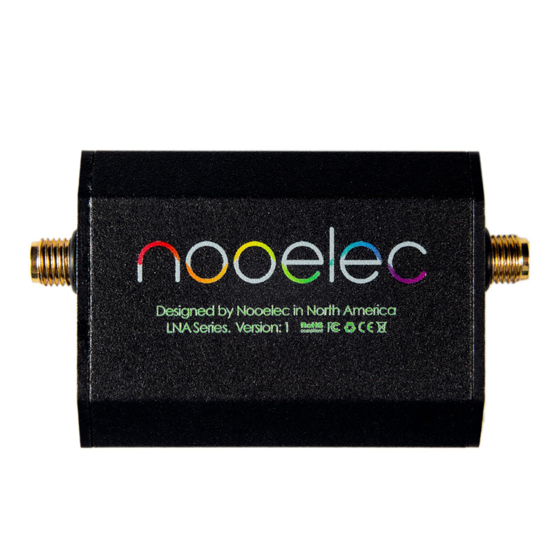 Nooelec Lana WB - Ultra-Low Noise Amplifier (LNA) Module for RF & Software Defined Radio (SDR) with Enclosure & Accessories. Wideband 300MHz-8000MHz Frequency Capability w/BiasTee & USB Power Options