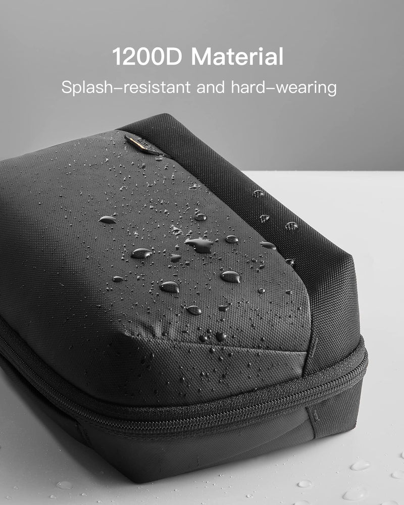 [AUSTRALIA] - Inateck Electronics Organizer Travel Case, Water-resistant Tech Pouch, Travel Organizer Bag, Electronic Accessories Carry Case, Tech Organizer for Cable, Cord, Charger, Phone, Travel Friendly, Large Black 