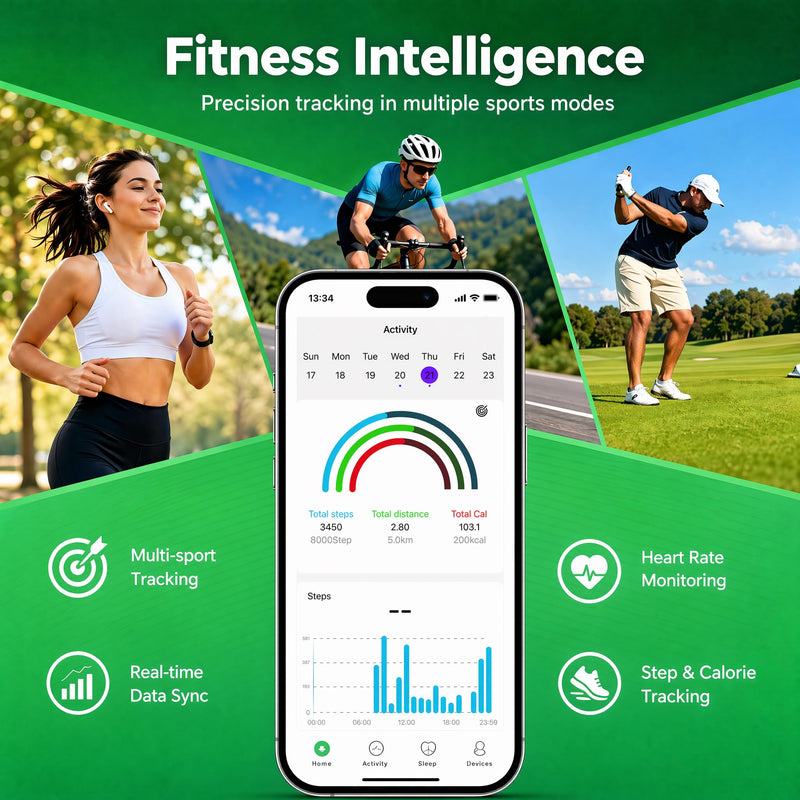 TERRALAB 2.0 Smart Ring,iOS & Android Compatible,IP68 Waterproof,Sports/Stress/Blood Oxygen/Heart Rate/Sleep Health Monitoring for Women&Men, with a Charging Case,No Subscription Fee Rose Gold 7