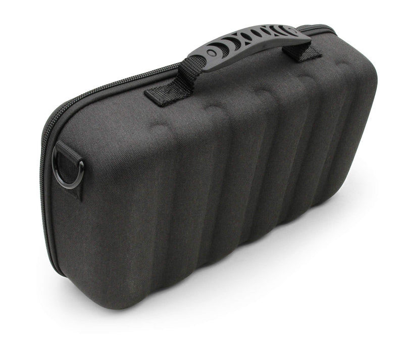 CASEMATIX Mixer Case Compatible With Behringer P16 Stage Mixer and P16-HQ Powerplay In Ear Accessories, Cables and Power Adapters, Fits Mixers up to 12.0” x 6.0” x 2.5” With Shoulder Strap
