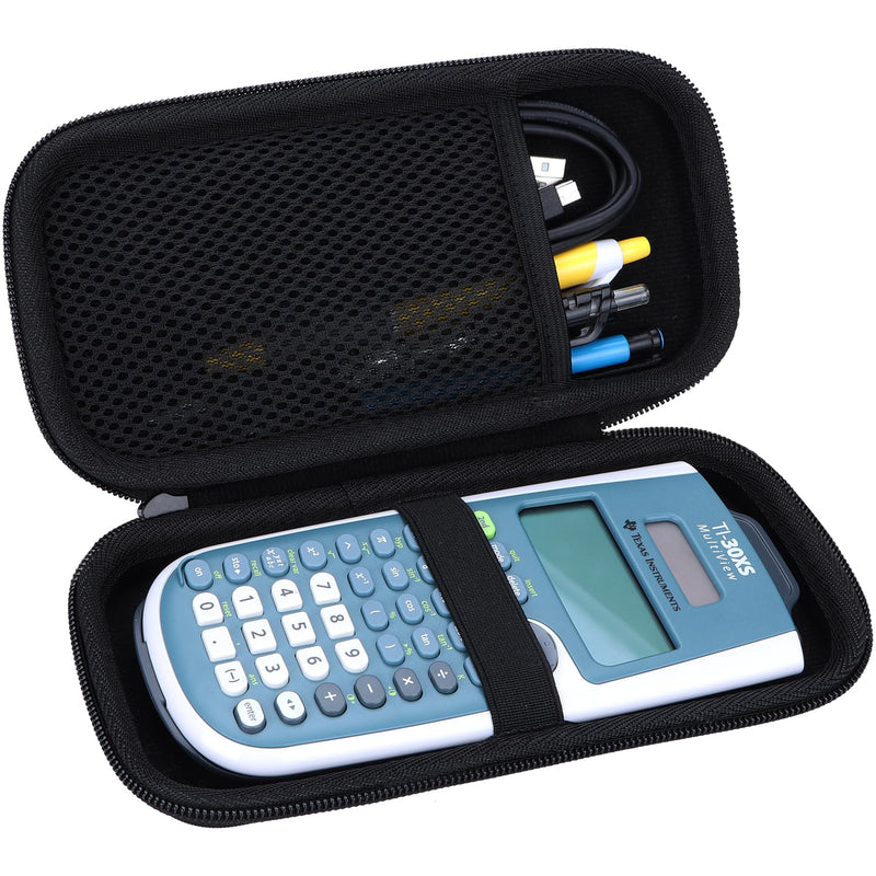 Hard Carry Case Compatible with Texas Instruments TI-30XIIS TI-30XS TI-30Xa TI-36X Pro Scientific Calculator (Black Case) Black Case