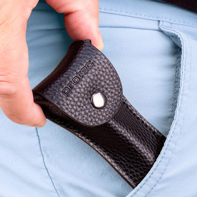 [AUSTRALIA] - Protec French Horn Leatherette Mouthpiece Pocket Pouch, Red, Model A130RX 