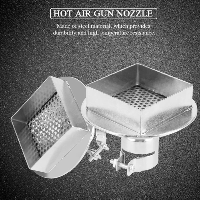 Fafeicy Hot Air Gun Nozzle, Hot Air Nozzle, Hot Air Nozzle Mouth Tips for 850 Hot Air Soldering Station, BGA Soldering Stations (45 x 45 mm), Hot Air Guns (45 x 45 mm) 45*45mm