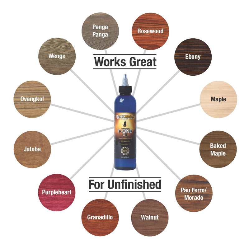 [AUSTRALIA] - MusicNomad MN151 Fretboard F-ONE Oil - Cleaner & Conditioner - 8 oz 