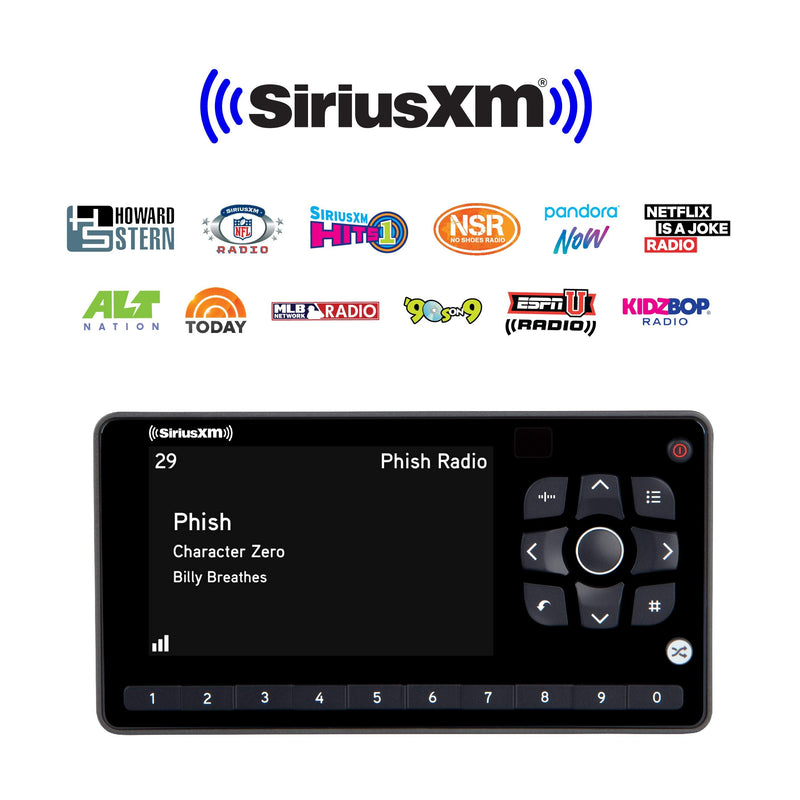 SiriusXM SXEZR1V1 Onyx EZR Satellite Radio with Vehicle Kit, Receive 3 Months Free Service with Subscription, Easy to Install – Enjoy SiriusXM in Your Car and Beyond with this Dock and Play Radio Satellite Radio + Vehicle Kit