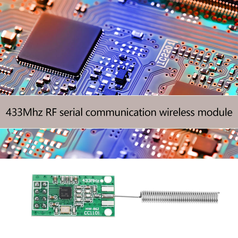 SING F LTD 2pcs CC1101 433Mhz Wireless Transceiver CUL Funk Module DC 1.8-3.6V 10mW USB FHEM Transceiver with Spring Antenna Compatible with A-rduino Compatible with Raspberry Pi