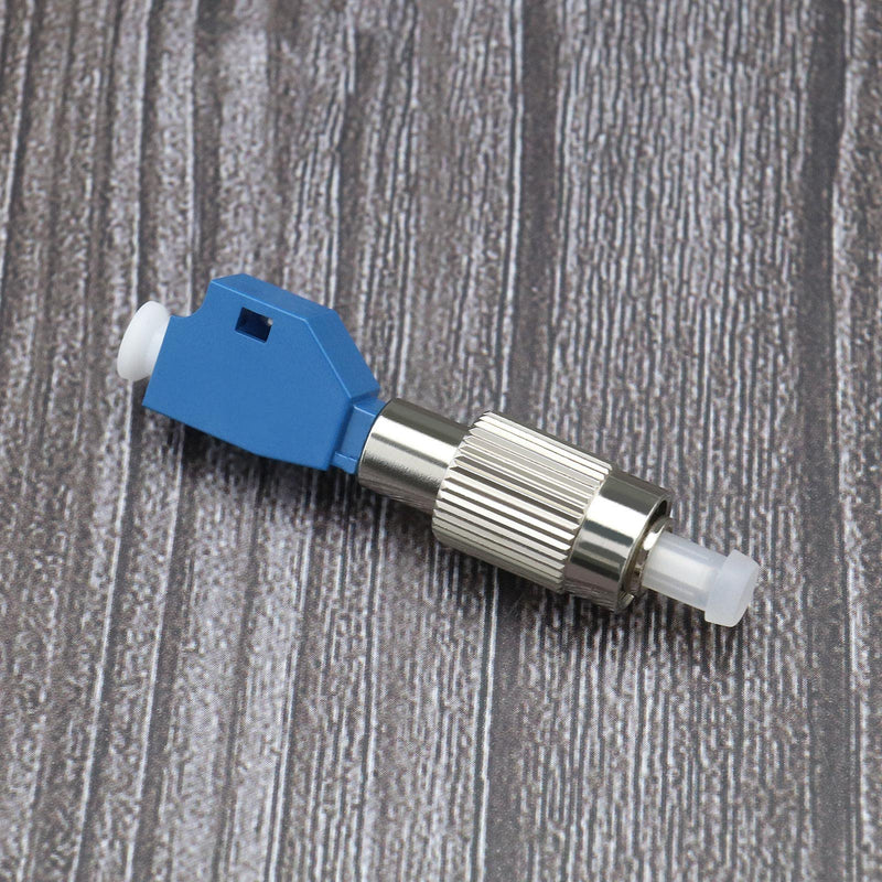 Be In Your Mind 4 Pieces Visual Error Locator Adapter Single Mode Fiber Optic Connector FC/UPC Male to LC/UPC Female Converter for Maintenance Optical Networks