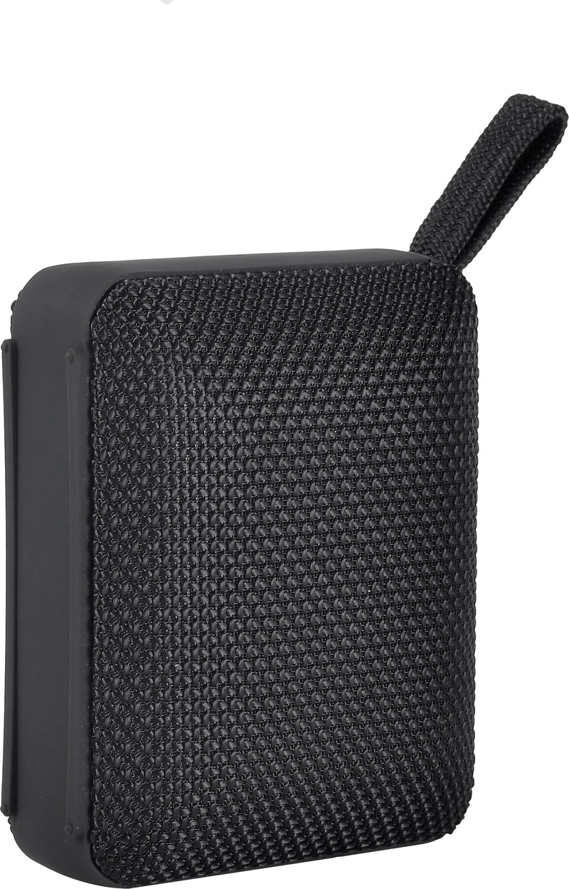 [AUSTRALIA] - BP26 Portable Mini Bluetooth Speaker with FM Radio, IP68 waterproof and dustproof, 5 hours of playtime, TWS Pairing, Bluetooth 5.3, Ultra-Portable speaker for home, outdoor and travel (Black) 