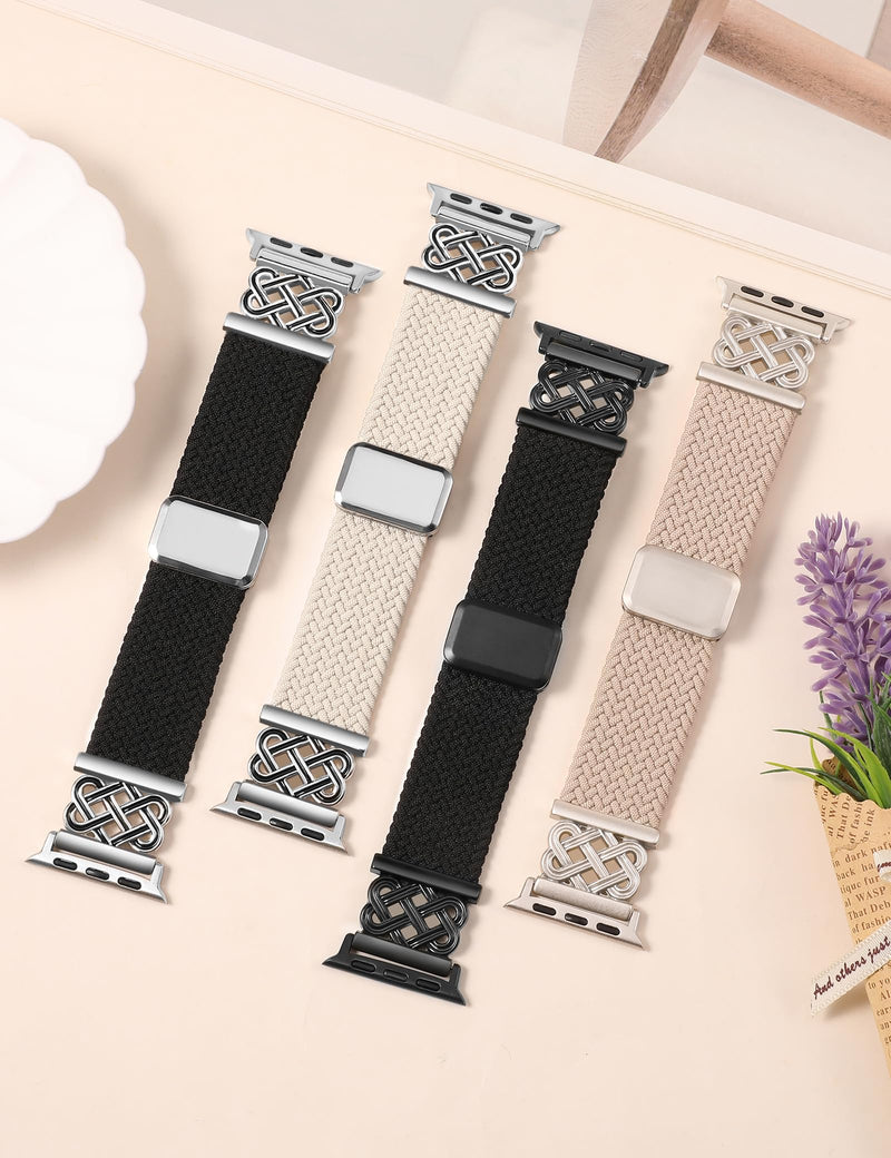 TOYOUTHS Dressy Bracelet Compatible with Apple Watch Bands 42/41/40/38mm Women