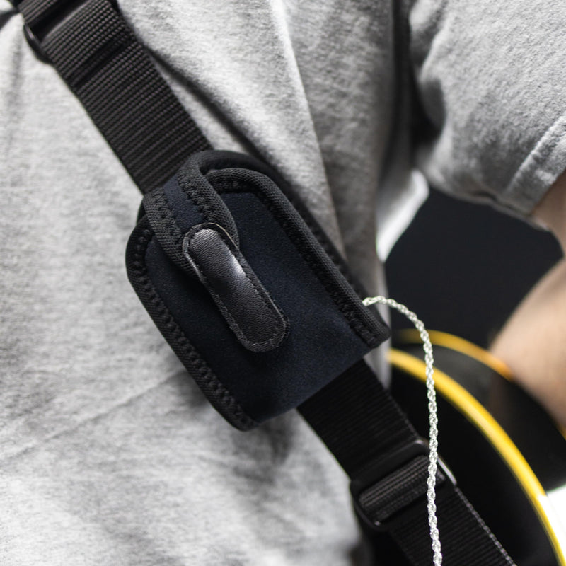 Neotech Neoprene Wireless Pouch – Wireless Transmitter Holder | Shoulder Strap Pouch for Performers | Guitar Accessories