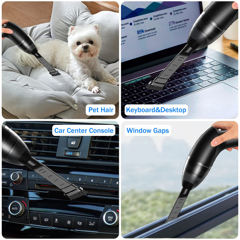 4.3Kpa Keyboard Vacuum Cleaner Mini：Handheld Computer Vacuum Cordless for Car Laptop Sewing Machine Portable Keyboard Vac USB Desk Crumbs Dust Cleaners
