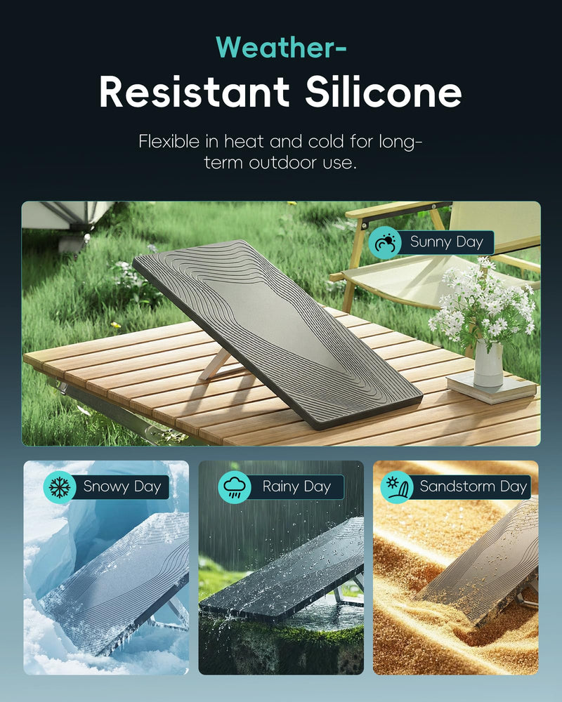 Starlink Standard Gen 3 Protective Cover, Heavy-Duty Silicone Protector | Flow-Line Drainage & Heat-Dissipating Hex Design | Waterproof Impact Protection | Signal-Safe | RV Roof, Boat & Outdoor Use Silicone Protector Case