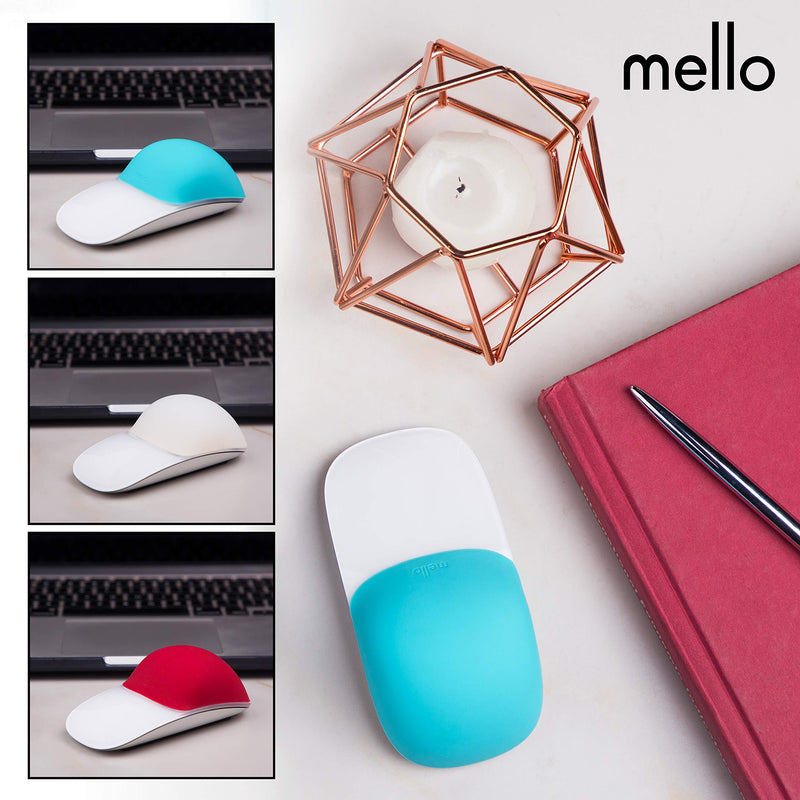 Mello Silicone Cushion Compatible with Apple Magic Mouse 1 & 2 (Tuxedo Black) Tuxedo Black