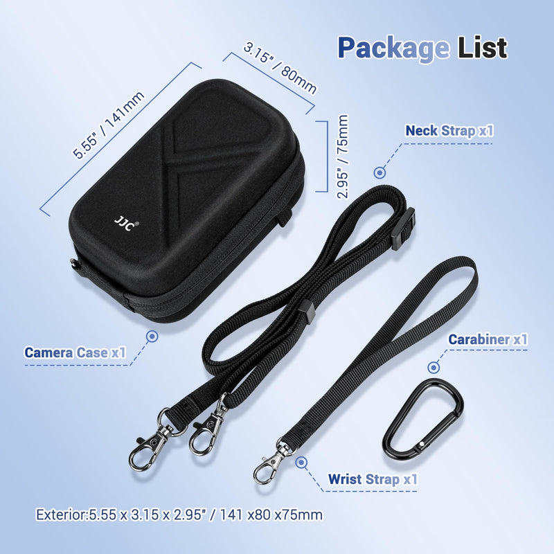 JJC LED Light Guide Ring with Hard Shell Protective Case for Olympus Tough TG7 TG6 TG5 TG4 TG3 TG2 TG1
