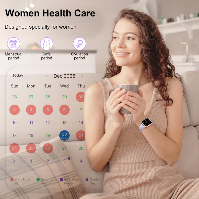 Smart Watches for Women,1.85" Fitness Tracker Watch Answer/Make Call,IP68 Waterproof Fitness Watch with Sleep/Step/Heart Rate/SpO2 Monitor, 120+ Sport Modes Smartwatch for Android iOS Rose Gold