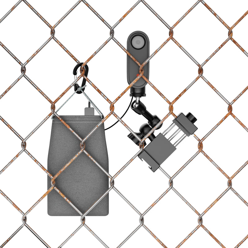 Mounting Kit for Gamechanger Fence Mount for iPhone, Mevo Start, Phones, GoPro to a Backstop Chain Link Fence for Gamechanger Recording Baseball,Softball and Tennis Games(M5)