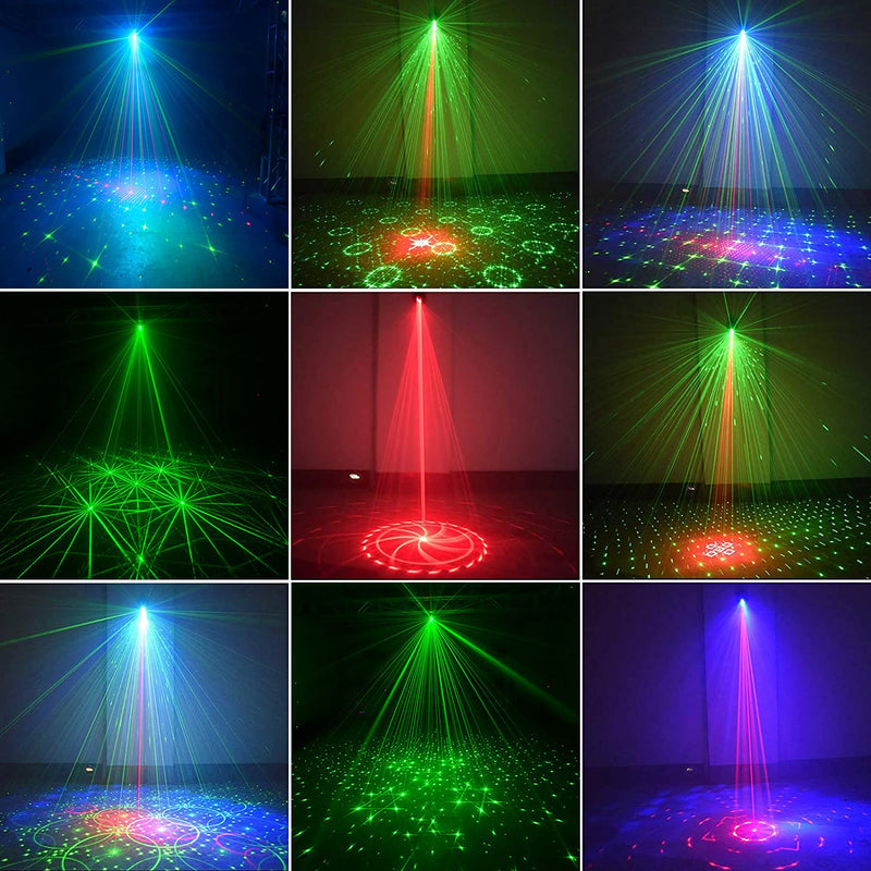 Happy Birthday Gifts Party Decor,Gift Party Light for Christmas Halloween Easter - DJ Disco Strobe Light Sound Activated Background Party Light with 60 Patterns Light Unique Gift Set