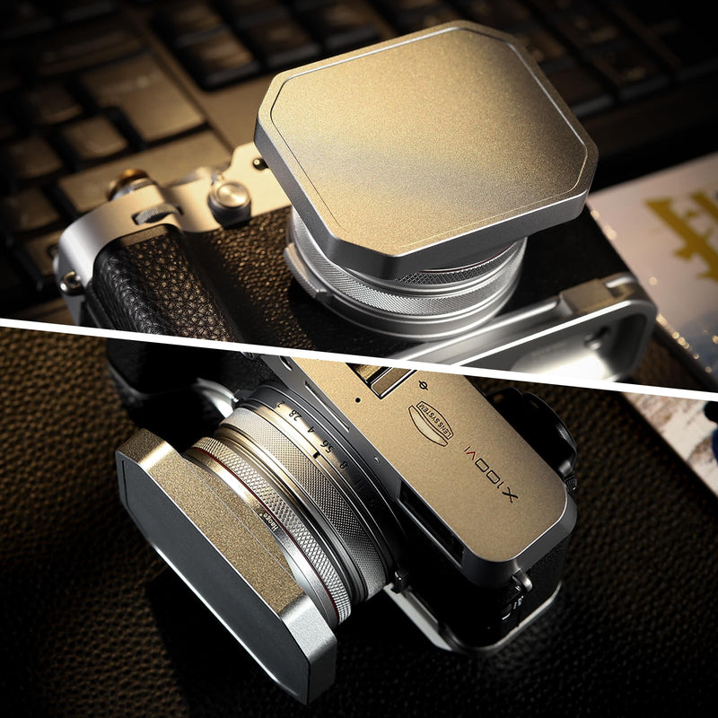 Haoge Square Metal Cover Cap for Haoge Specific Square Lens Hood Silver Cap-X1006S Silver-Cao