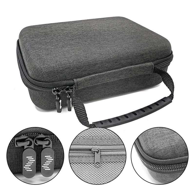 Premium velvet interior HardCase Compatible with Zoom G1X Four case B1X A1X Guitar Bass Multi-Effects Pedal cover (Grey) Grey