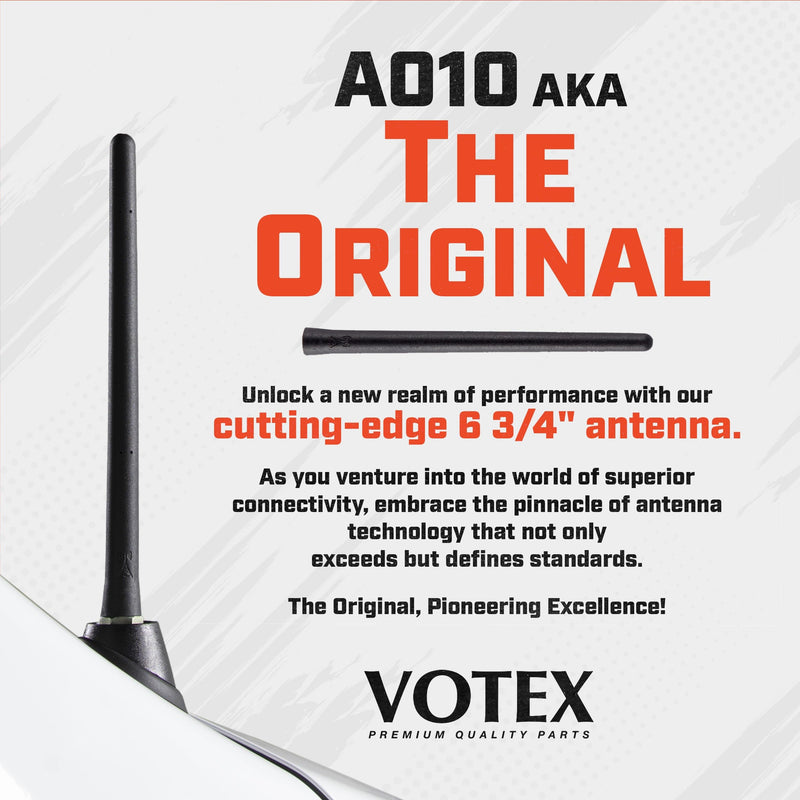 [AUSTRALIA] - AntennaMastsRus - The Original 6 3/4 INCH for GMC Sierra 2500 (2020-2026) - Car Wash Proof Short Rubber Antenna - Reception Guaranteed - German Engineered - Internal Copper Coil 