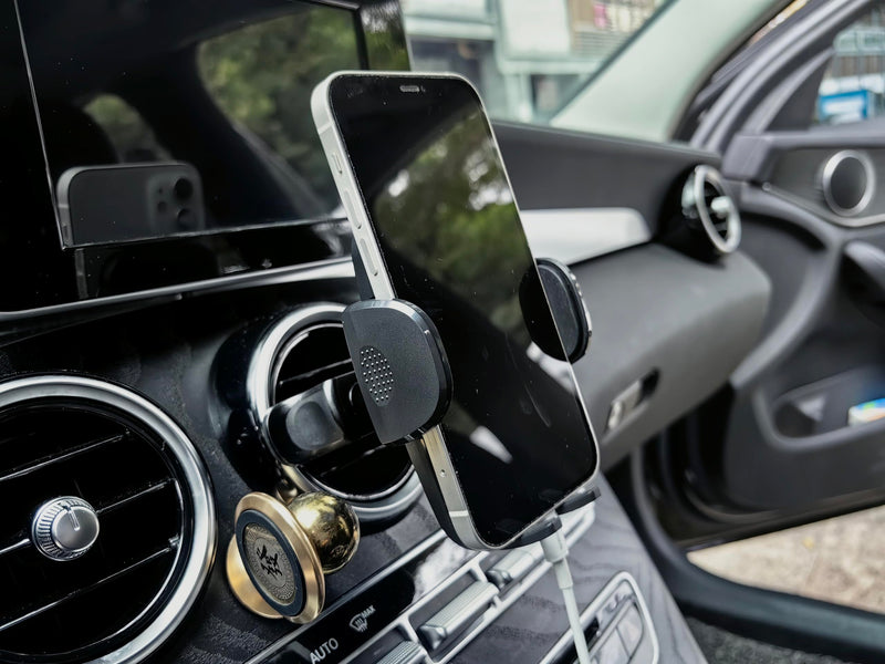 Car Cell Phone Holder Mount for Ford F150 2009-2014 Accessories | for F-150 Expedition 2003-2017 Volkswagen VW Tiguan 2007-2015 Mazda 6 2004-2012 Circular Air Vents Cellphone Stand