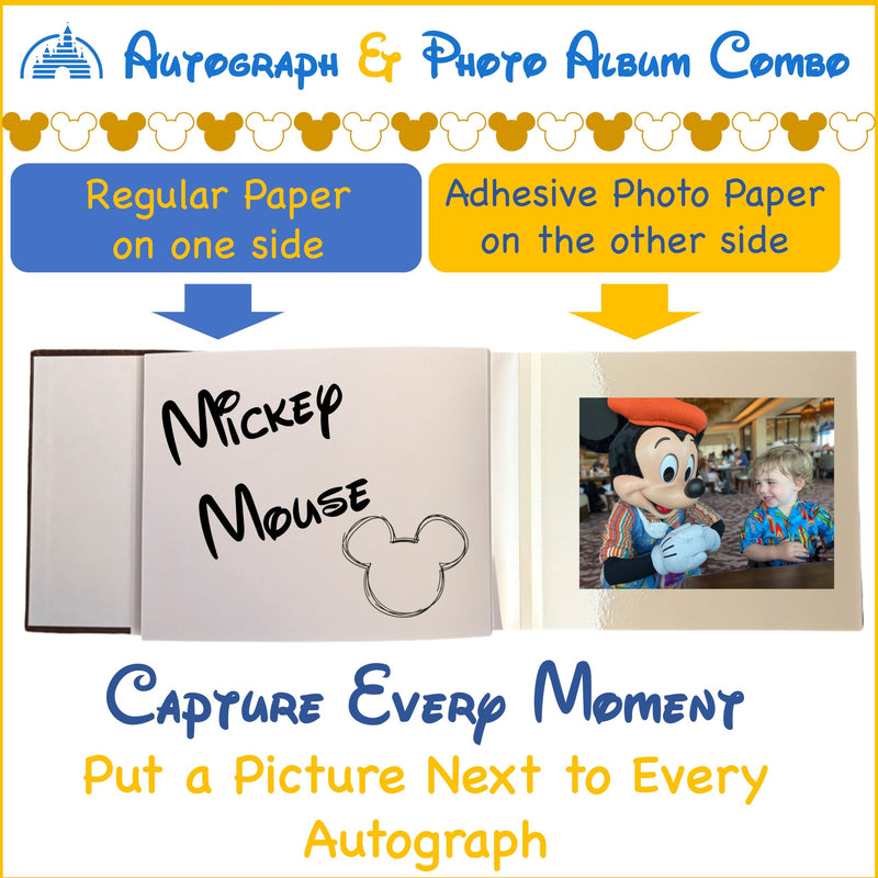 MagicBand Multicharger (with Protectors) & Travel Case and Autograph Book Photo Album Combo