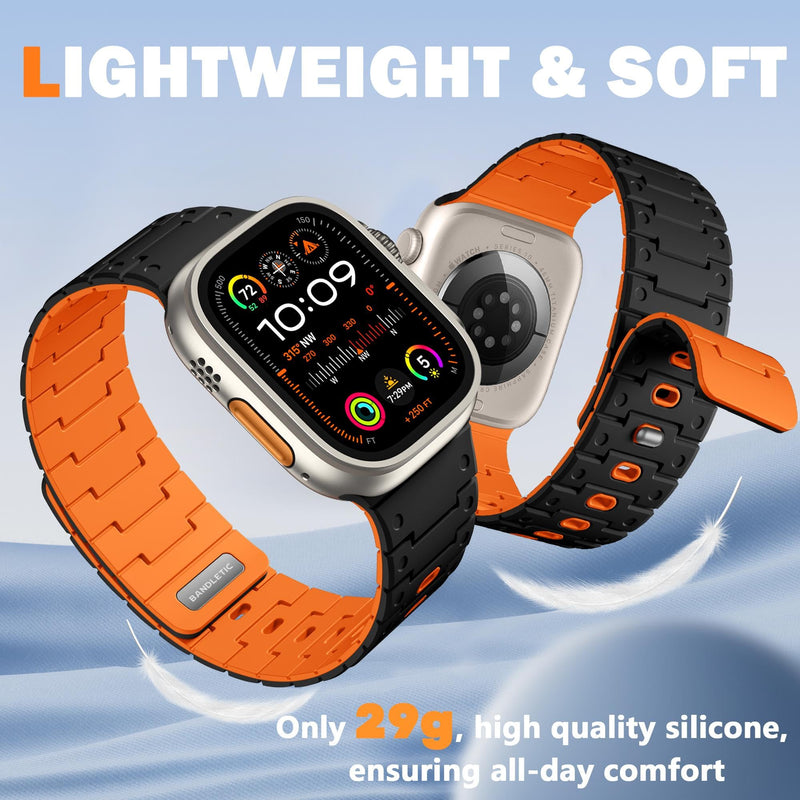 Bandletic Magnetic Band and Paracord Strap Compatible with Apple Watch