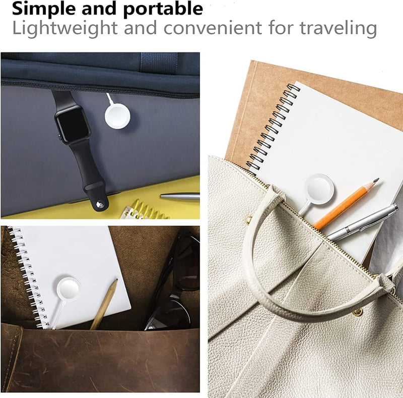 𝟐𝟎𝟐𝟒 𝐔𝐩𝐠𝐫𝐚𝐝𝐞𝐝 Magnetic Charging Cable for Apple Watch Charger,[USB C Port] Wireless Charger Coaxial Cables Compatible with iWatch Series Ultra2/Ultra/8/7/6/SE/SE2/5/4/3/2[3.3FT/1M],White White 1.0M