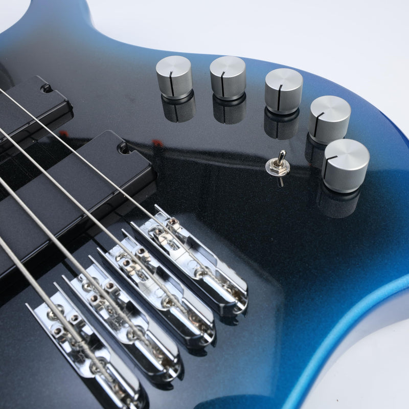 Bass Guitar Bridge with Zinc ALloy Saddle Base Individual Single String Fixed Bridge for 4 String Electric Bass Replacement Parts（Chrome） 4PCS Chrome