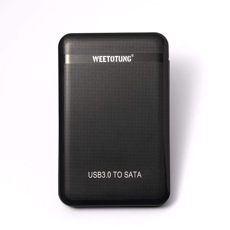 [AUSTRALIA] - 2.5 inch External Hard Drive Enclosure USB 3.0 to SATA Adapter Tool Free Hard Drive Case Support SATA I/III 7mm 9.5mm 2.5" SSD HDD with UASP for Seagate Xbox Playstation Toshiba WD (Black) 
