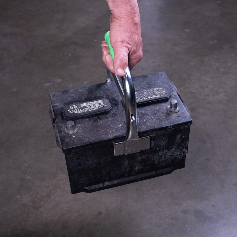[AUSTRALIA] - OEMTOOLS 25316 Battery Carrier, Grab, Lift, and Carry Top Post or Side Post Batteries, Rubber Pads Securely Grip Batteries, Heavy Duty Batteries Carrier One Size 