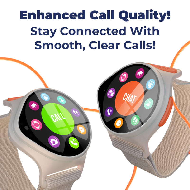 Nickwatch By Nickelodeon GPS Tracking Smartwatch with App, Chat & Call, Durable, SOS Call, Motion Games, Step Counter, School Mode & More Endless Fun for All Requires Data Plan-First Month Free