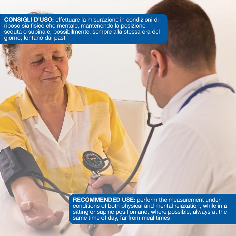 [AUSTRALIA] - London blood pressure meter, professional sphygmomanometer, black cuff nero 