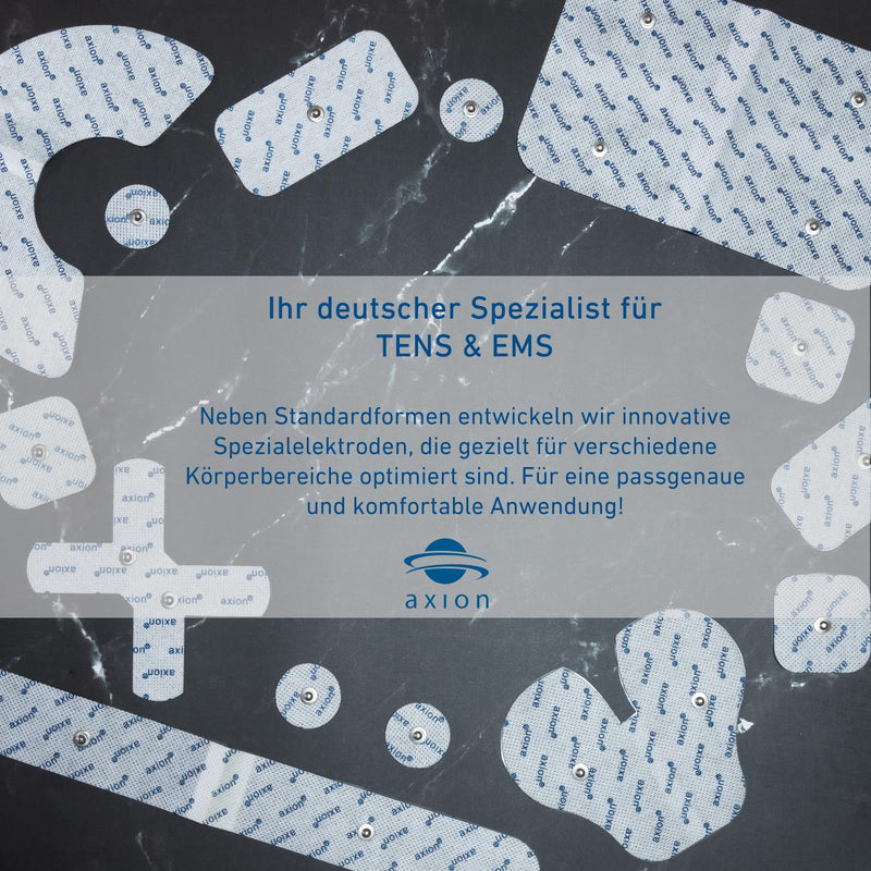 Compatible electrodes SANITAS BEURER BOOTS - 8TENS & EMS pads for electrostimulation machines - 3.5mm button - axion brand quality