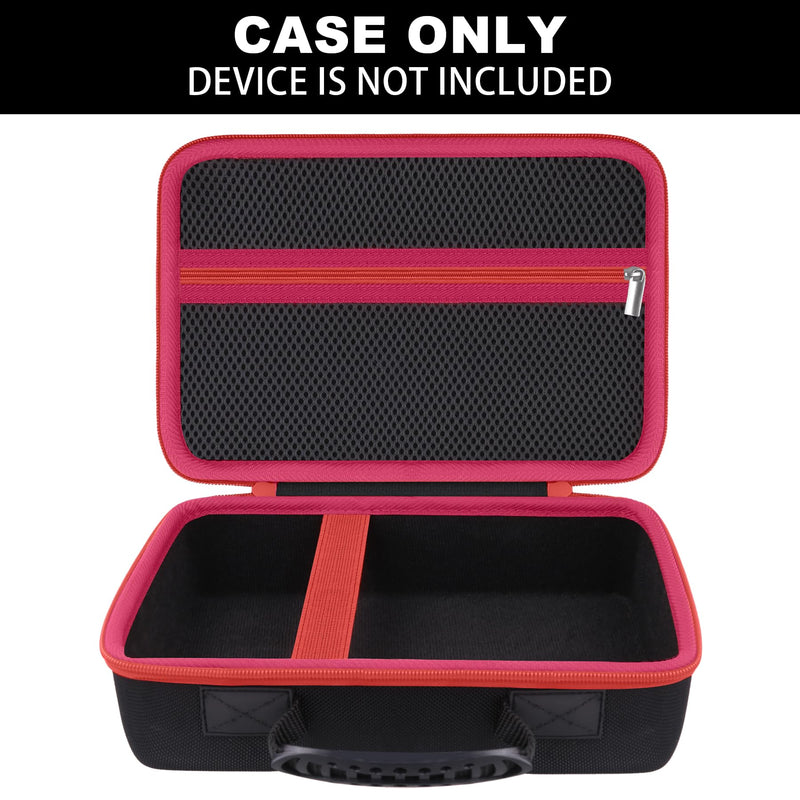 [AUSTRALIA] - Protection Storage Case Compatible with NOCO Boost GB70 / X GBX75 UltraSafe Jump Starter Lithium Battery Booster Pack and Accessories（Black Case + Red Zipper）-Flaxune 