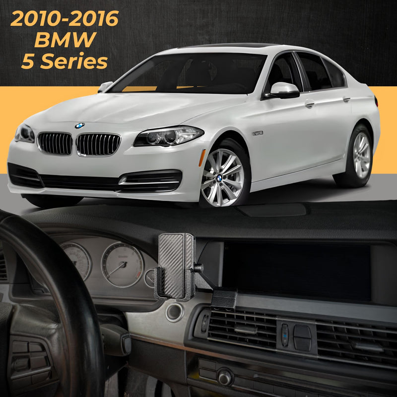 Phone Holder for The BMW 5-Series 2011-2016 528i 530i 535i 540i xdrive/Custom Made Phone Mount Does not fit M5 Models