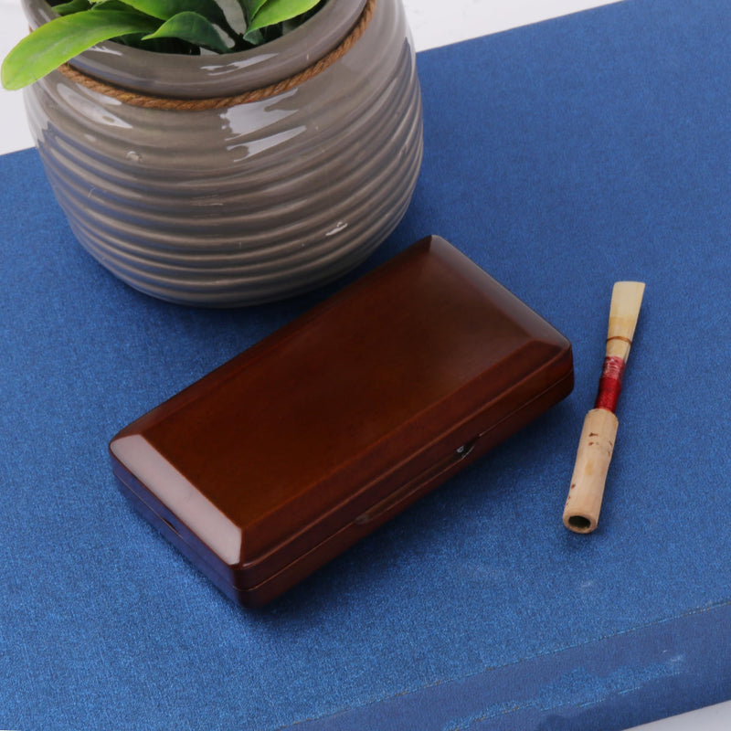 BQLZR Bamboo Oboe Reeds Replacement with Wooden Storage Box for Instrument Pack of 3