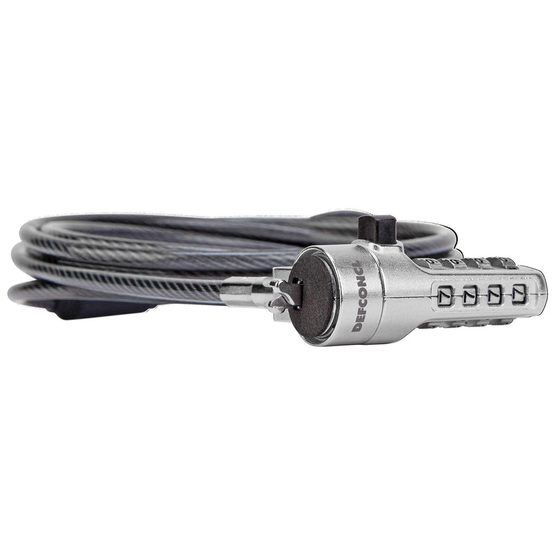 Targus DEFCON Trapezoid Serialized Combo Cable Lock for Laptop Computer and Desktop Security - 1 Pack (ASP66GLX-S)