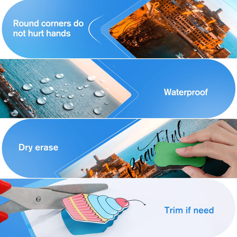 KTRIO 100 Pack Thermal Laminating Sheets 5 Mil, Hold 4 x 6 inch Photo Laminating Pouches, Clear Lamination Paper Protection 4.3 x 6.25 inch, Round Corner 4" x 6"