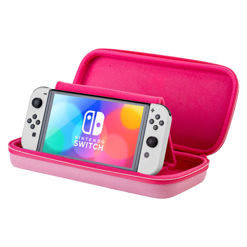 R.D.S. INDUSTRIES, INC. – Game Traveler Licensed Deluxe Travel Case for Nintendo Switch, Nintendo Switch 2, OLED, Princess Peach (PP12)
