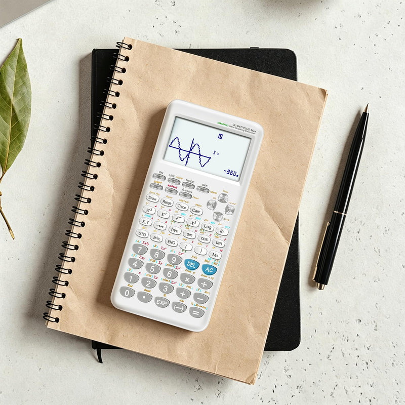 Graphing Calculator, Calculator with Graphics Functions, Large Display for Students, Algebra Calculus Trigonometry, 360+ Functions, UL-84