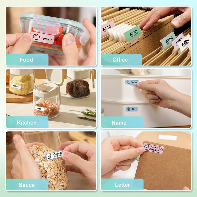 [AUSTRALIA] - NELKO Genuine P21 Label Maker Tape, Adapted Label Print Paper, 14x40mm (0.55"x1.57"), Standard Laminated Office Labeling Tape Replacement, Multipurpose of P21, 180 Tapes/Roll, 3-Roll, White 0.55"x1.57"(14mmx40mm)-3 Rolls 