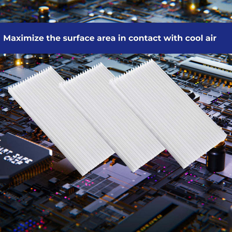 [AUSTRALIA] - Jadeshay Heat Sink, 1 Piece Aluminium Heat Sink Heatsink LED for High Performance LED Light Transistor Semiconductor Devices, 300 x 140 x 20 mm 
