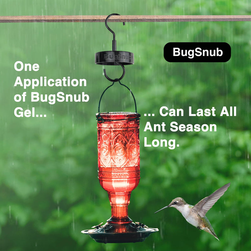 [AUSTRALIA] - Hanging Ant Guard (3-pack)- Waterless Ant Defense for Hummingbird Nectar Feeders, Unique Upside-down Design, No Liquid Moat, Metal Hooks 3 Pack 