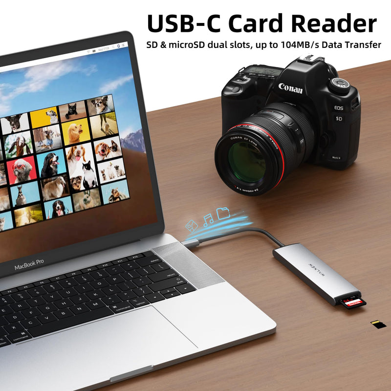 USB 3.0 Ethernet Aapter & 7 in 1 USB C Hub Bundle