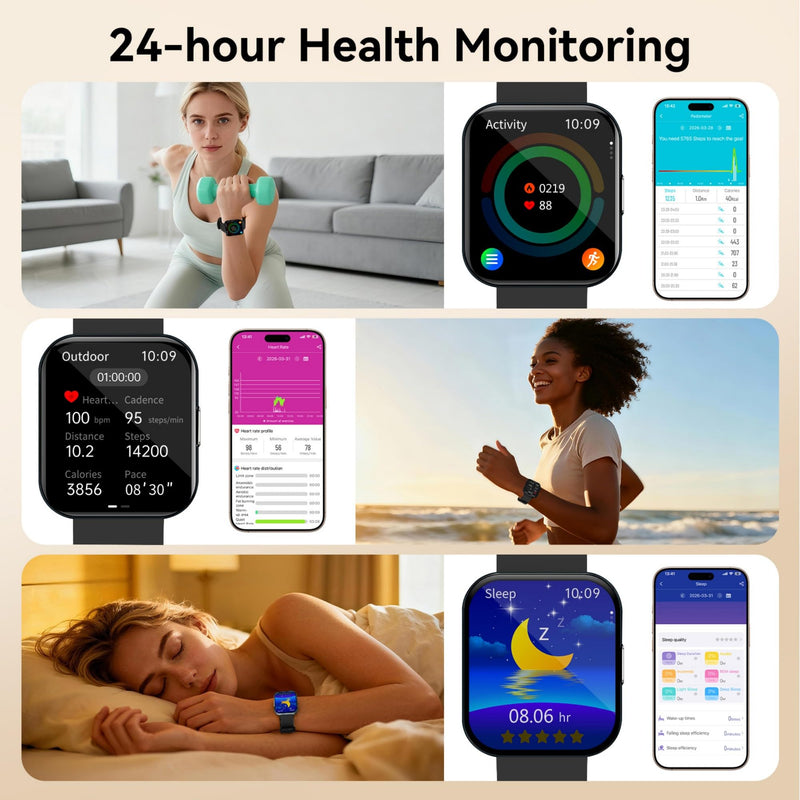 Ultra-Thin Aluminum Smart Watches for Wome (E-Gray) E-Gray