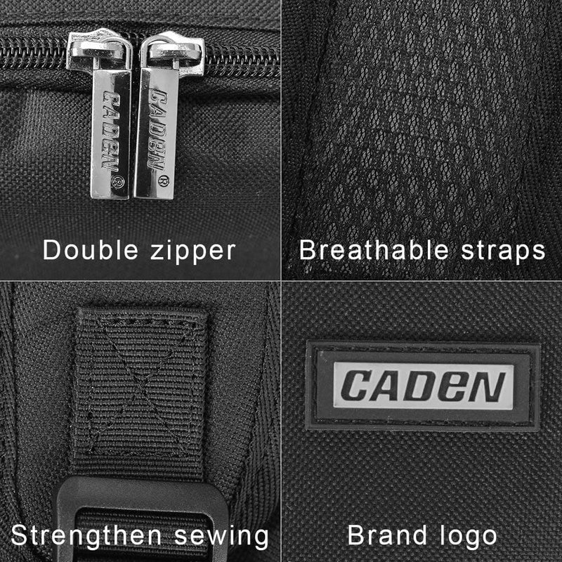 CADeN Camera Backpack, DSLR/SLR Camera Bag, Compatible with Sony Canon Nikon Camera Case
